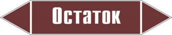 Маркировка трубопровода "остаток" (пленка, 358х74 мм) - Маркировка трубопроводов - Маркировки трубопроводов "ЖИДКОСТЬ" - ohrana.inoy.org